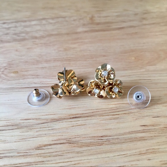 Kate Spade 14k Gold Flower Earrings - Picture 5 of 8
